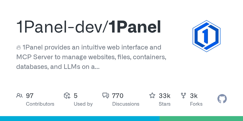 🌟 请为 1Panel 点亮 GitHub Star - 1Panel - 社区论坛 - FIT2CLOUD 飞致云