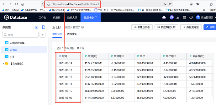 DEMO环境字段类型转换OK