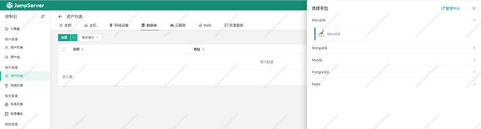 数据库类型