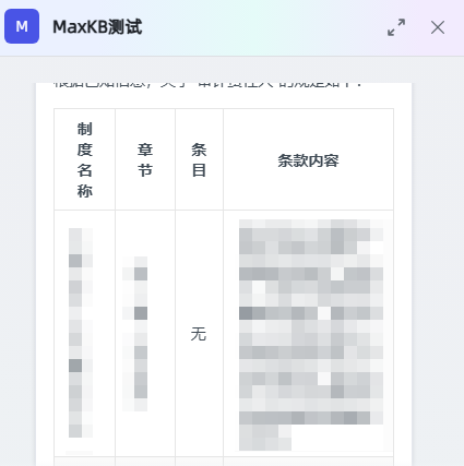 MaxKB无法体现条